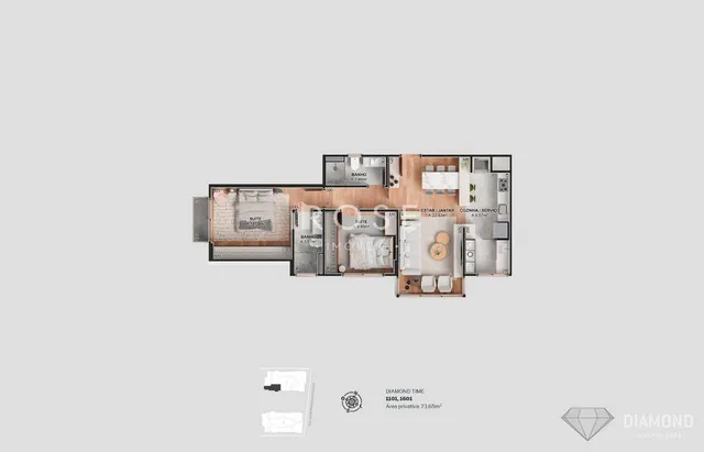 Apartamento com 2 dormitórios, foto 5