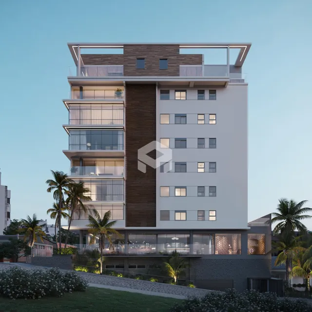 Fachada moderna de um edifício residencial em Lajeado, Brasil.