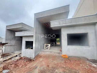 Fachada de uma construção residencial em Lajeado, Brasil.
