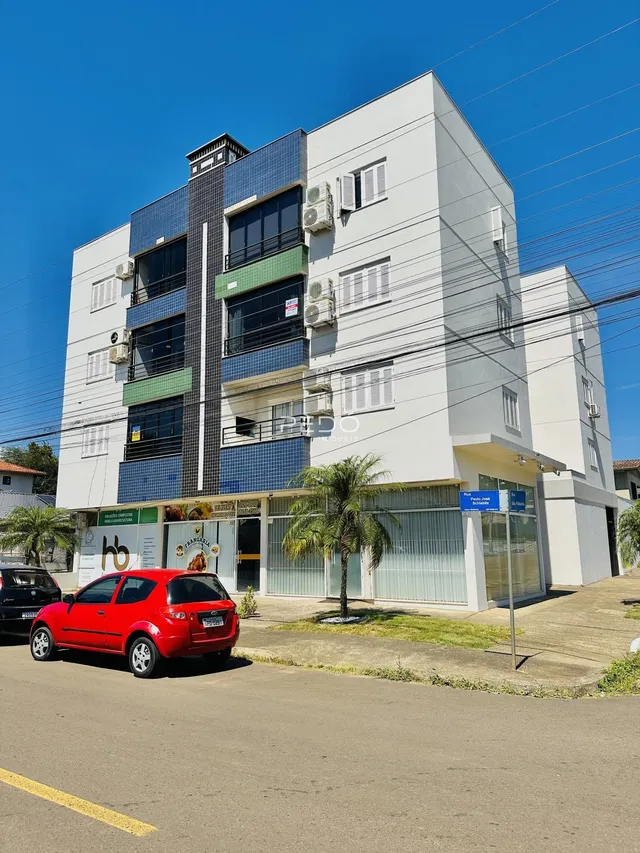 Fachada de um prédio residencial em Lajeado, Brasil.