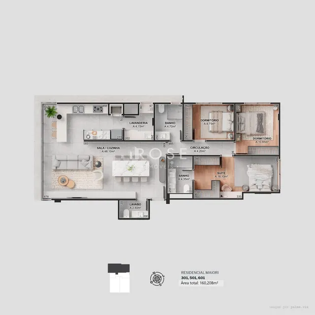 Apartamento com 3 dormitórios, foto 4