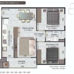 Apartamento com 2 dormitórios, foto 36