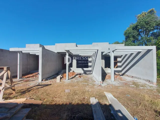 Vista da fachada de uma construção em Lajeado, Brasil.