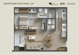 Apartamento com 1 dormitório, foto 4