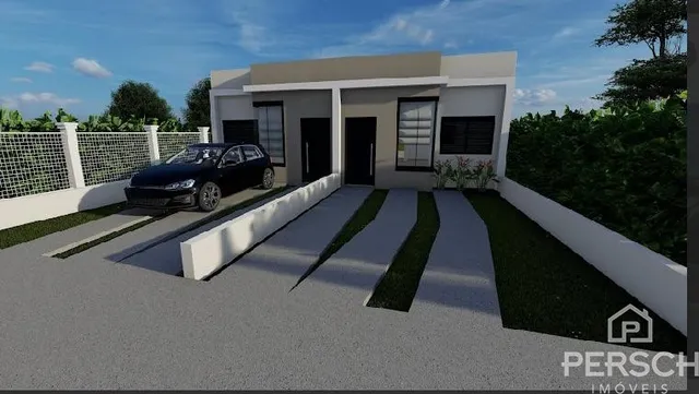 Casa geminada com 2 dormitórios