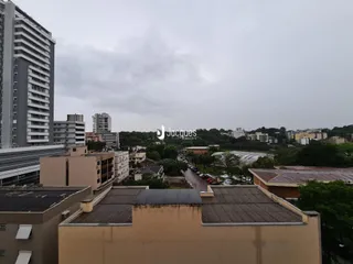 Vista aérea de edifícios residenciais em Lajeado, Brasil.