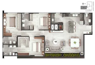 Apartamento com 3 dormitórios, foto 12