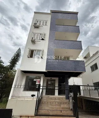 Fachada de um prédio residencial em Lajeado, Brasil.