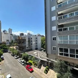 Fachada de um edifício residencial em Lajeado, Brasil.