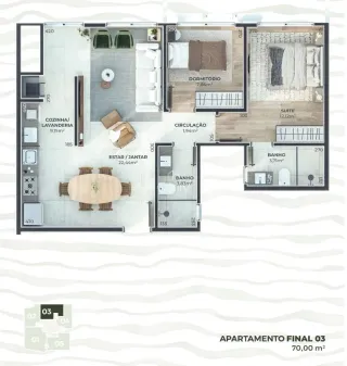 Apartamento com 2 dormitórios, foto 5