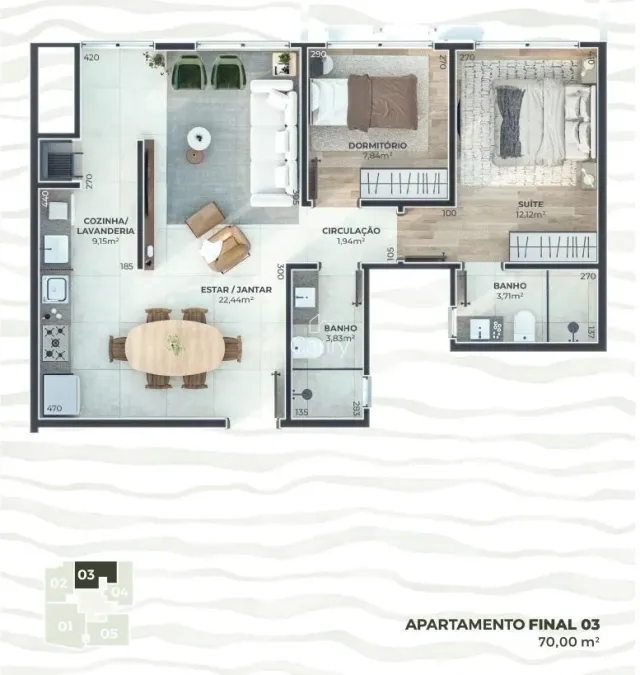 Apartamento com 2 dormitórios, foto 5