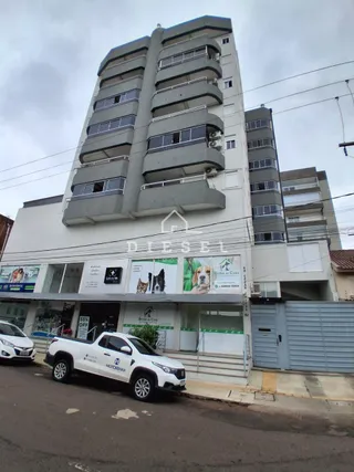 Fachada de um prédio residencial em Lajeado, Brasil.