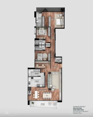 Apartamento com 3 dormitórios, foto 3