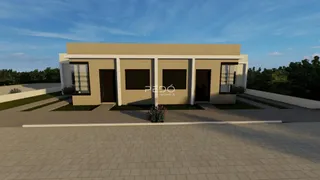 Fachada de uma casa residencial em Lajeado, Brasil.