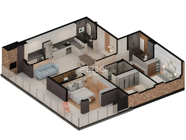 Apartamento com 3 dormitórios, foto 4