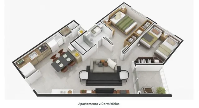 Apartamento com 2 dormitórios, foto 5