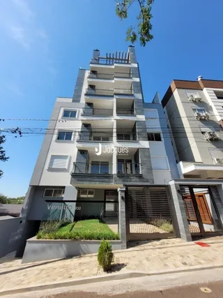 Fachada de um prédio residencial em Lajeado, Brasil.