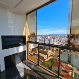 Vista panorâmica da cidade de Lajeado vista da varanda.