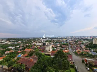 Vista aérea de uma área residencial em Lajeado, Brasil.