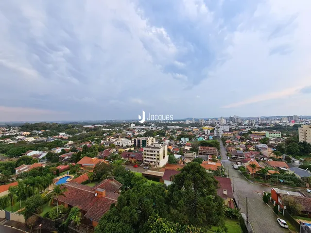 Vista aérea de uma área residencial em Lajeado, Brasil.