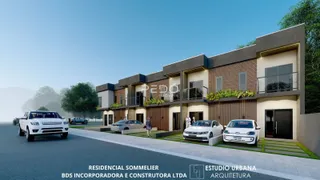 Fachada de um imóvel residencial moderno em Lajeado, Brasil.