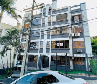 Fachada de um prédio residencial em Lajeado, Brasil.