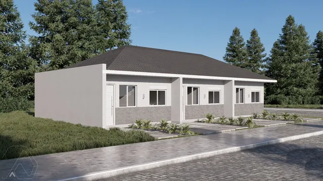 Casa geminada com 2 dormitórios