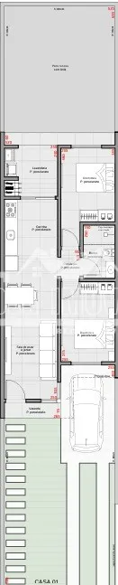 Casa geminada com 2 dormitórios, foto 3