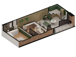Esta é uma visualização arquitetônica de um imóvel em Lajeado, Brasil.