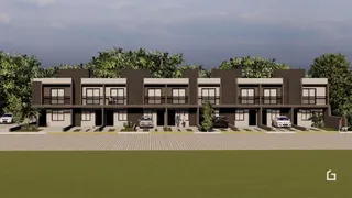 Fachada de uma casa residencial em Lajeado, Brasil.