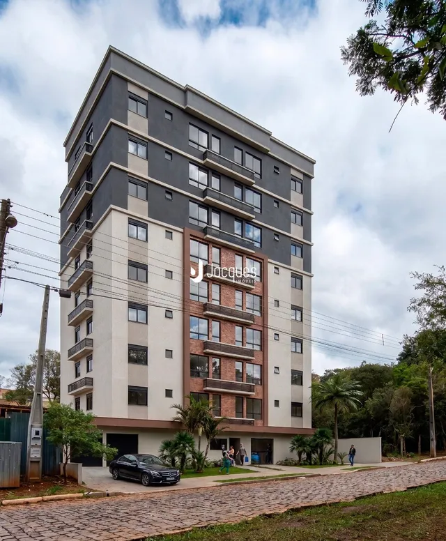 Fachada de um prédio residencial em Lajeado, Brasil.