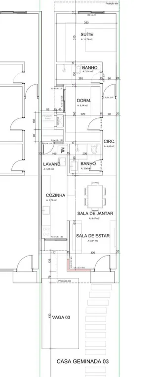 Casa geminada com 2 dormitórios, foto 3