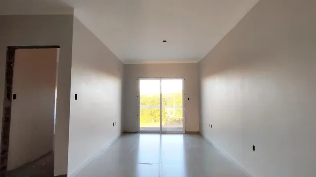 Hall de entrada de um imóvel em Lajeado, Brasil.
