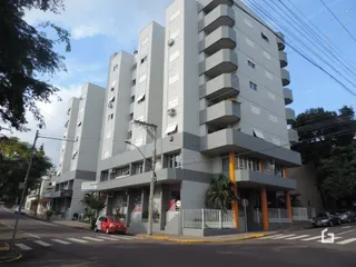 Fachada de um prédio residencial em Lajeado, Brasil.