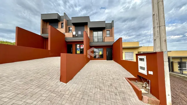 Fachada de uma residência em Lajeado, Brasil.