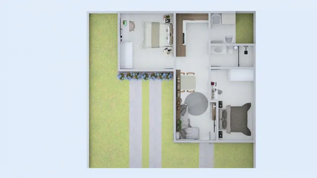 Casa geminada com 2 dormitórios, foto 2