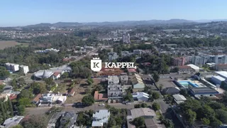 Vista aérea de uma área urbana e paisagem em Lajeado, Brasil.