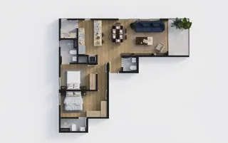 Apartamento com 2 dormitórios, foto 9