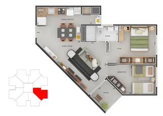 Apartamento com 2 dormitórios, foto 20