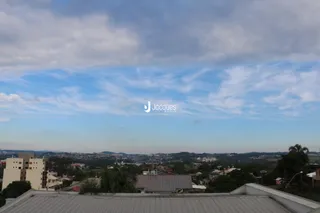 Vista aérea do telhado de uma propriedade em Lajeado, Brasil.