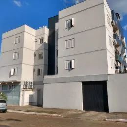 Fachada de um prédio residencial em Lajeado, Brasil.