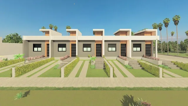 Casa geminada com 2 dormitórios