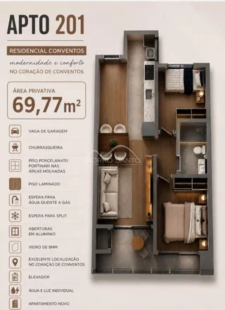 Apartamento com 2 dormitórios, foto 9