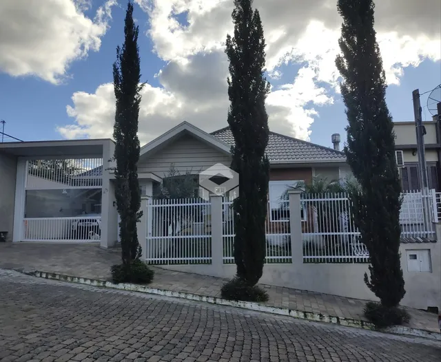 Fachada de uma residência em Lajeado, Brasil.
