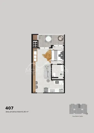 Apartamento com 1 dormitório, foto 18