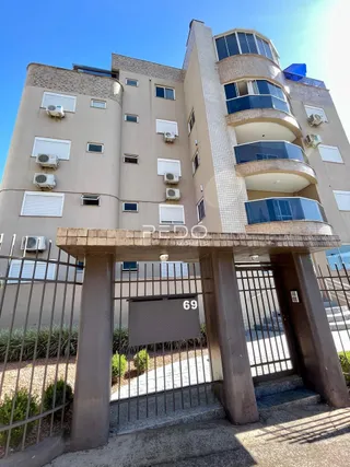 Fachada de um prédio residencial em Lajeado, Brasil.
