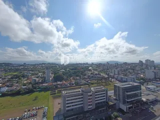 Vista aérea de uma área residencial em Lajeado, Brasil.