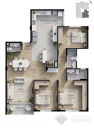 Apartamento com 3 dormitórios, foto 9