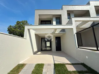 Fachada moderna de um imóvel residencial em Lajeado.