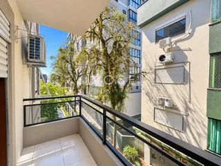 Vista da varanda de um apartamento em Lajeado, Brasil.